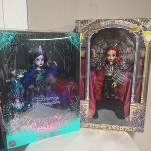 Monster High Dolls Lenore Loomington & Harris Reed Witch Weaver New in Box